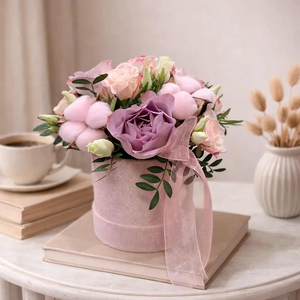 ARANJAMENT FLORAL ”VELVET FEELING” 1